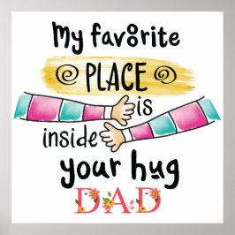 私のお気に入りの場所はあなたのハグパパ内 ポスター