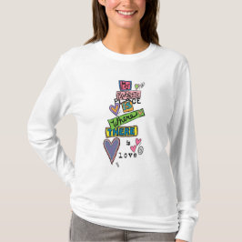 私のお気に入りの場所は愛がある Tシャツ