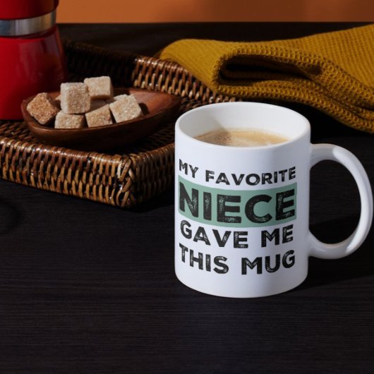 私のお気に入りの姪与えこのマグ コーヒーマグカップ
