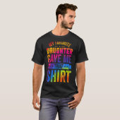 私のお気に入りの娘与えは私この父の日1 Tシャツ (正面フル)