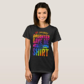 私のお気に入りの娘与えは私この父の日1 Tシャツ (正面フル)