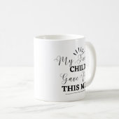 私のお気に入りの子与えがこのコおもしろいーヒ コーヒーマグカップ (正面右)