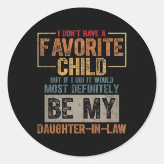私のお気に入りの子供は間違いなく法律の娘 ラウンドシール