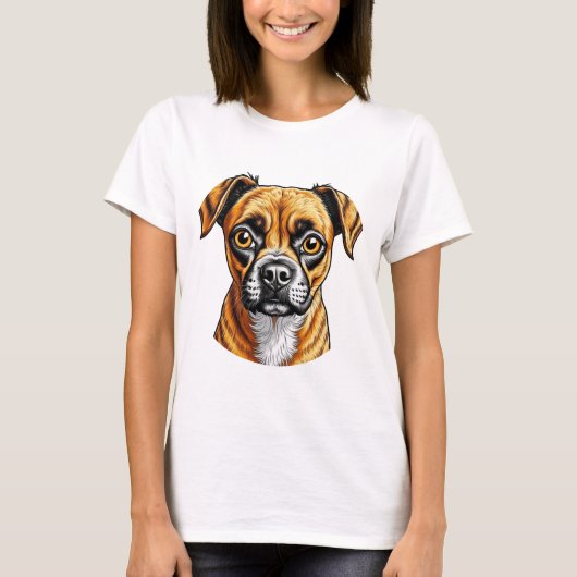 私のお気に入りの子犬 Tシャツ (正面)