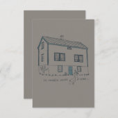 私のお気に入りの家がある サンキューカード (正面/裏面)