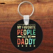 私のお気に入りの家族はパパと呼ぶ キーホルダー (正面)