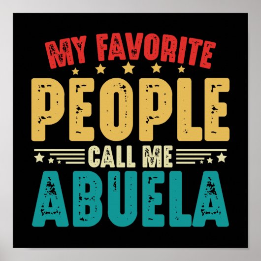 私のお気に入りの家族は私をアブエラ母の日と呼ぶ ポスター (正面)