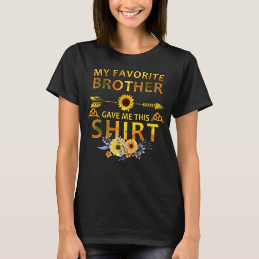 私のお気に入りの弟与えがこのシャツ Tシャツ (正面)