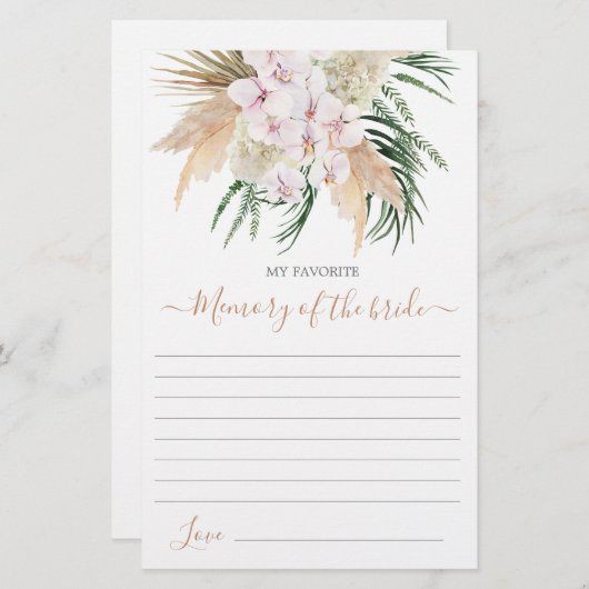 私のお気に入りの新婦カードの記憶 (正面/裏面)