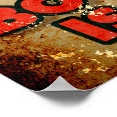 私のお気に入りの本はヴィンテージタイポグラフィ ポスター (角)