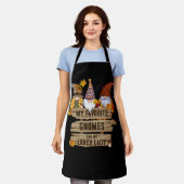 私のお気に入りの格言は私をランチレディーサンクスギビングと呼ぶ エプロン (着用した状態)