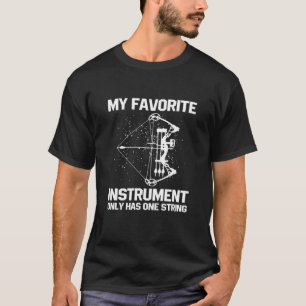 私のお気に入りの楽器は弓弦が1本しかない Tシャツ