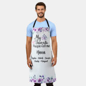 私のお気に入りの民はナナと呼ぶ |グランドキッズ名 エプロン (着用した状態)