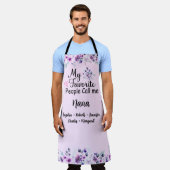 私のお気に入りの民はナナと呼ぶ |グランドキッズ名 エプロン (着用した状態)