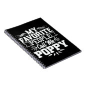 私のお気に入りの民はポピー父の日の贈り物と呼ぶ ノートブック (右側)