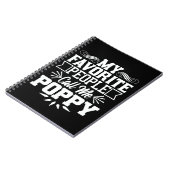 私のお気に入りの民はポピー父の日の贈り物と呼ぶ ノートブック (左側)