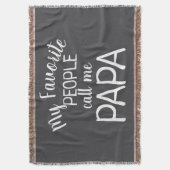 私のお気に入りの民は私を白黒と呼ぶ スローブランケット (正面縦)