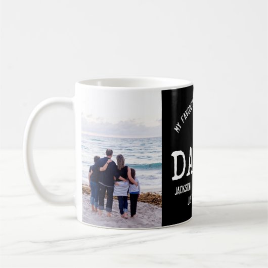 私のお気に入りの民は私を…写パーソナライズされた真 コーヒーマグカップ (左)