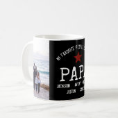 私のお気に入りの民は私を…写パーソナライズされた真 コーヒーマグカップ (正面左)