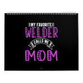 私のお気に入りの溶接工は私に母の贈り物を溶接機のために呼ぶ カレンダー (カバー)