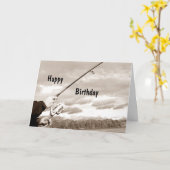 私のお気に入りの漁師は誕生日に カード (黄色い花)