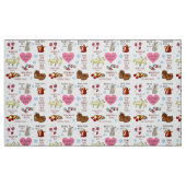 私のお気に入りの物は手で図解入りの、写真付きのかわいい ファブリック (ファットクウォーター)