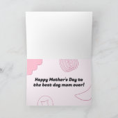 私のお気に入りの犬の母が母の日を撮った シーズンカード (内部)