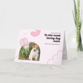 私のお気に入りの犬の母が母の日を撮った シーズンカード (正面)