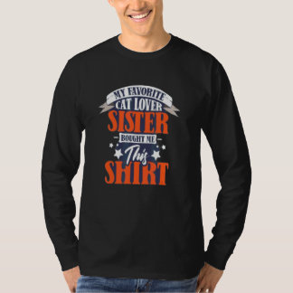 私のお気に入りの猫の姉妹がくれた Tシャツ