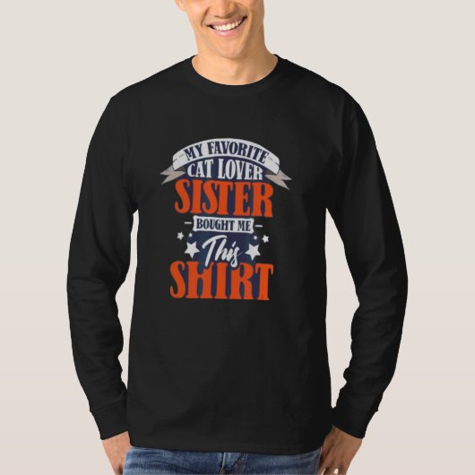 私のお気に入りの猫の姉妹がくれた Tシャツ (正面)