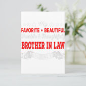 私のお気に入りの義理の美しい兄おもしろい弟 出欠カード (スタンド正面)