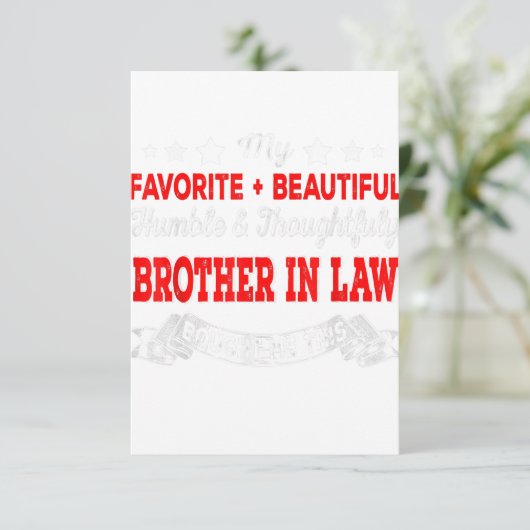 私のお気に入りの義理の美しい兄おもしろい弟 出欠カード (スタンド正面)