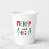 私のお気に入りの色はクリスマスイルミネーション 紙コップ (裏面)