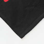 私のお気に入りの色はクリスマスライトおもしろいクリスマスM フリースブランケット (角)