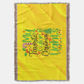 私のお気に入りの色はクリスマスライト–55667 スローブランケット (正面縦)