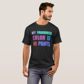 私のお気に入りの色はパンツなし Tシャツ (正面フル)