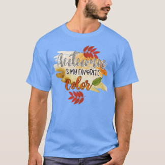 私のお気に入りの色は秋 Tシャツ