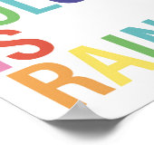 私のお気に入りの色は虹 ポスター (角)