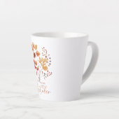 私のお気に入りの色は10月 – 紅葉&パイン カフェラテマグ (右アングル)