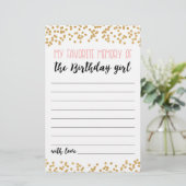 私のお気に入りの誕生日女の子パーティーゲームの記憶 (スタンド正面)