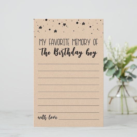 私のお気に入りの誕生日少年パーティーゲームの記憶 (スタンド正面)