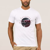 私のお気に入りの車。あなたの写真は円の中にある。 Tシャツ (正面)