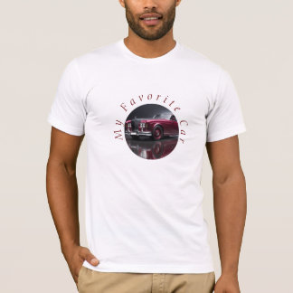 私のお気に入りの車。あなたの写真は円の中にある。 Tシャツ