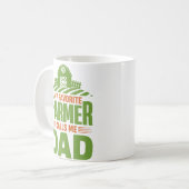 私のお気に入りの農家は私のパパ コーヒーマグカップ (正面左)