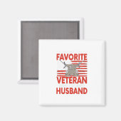 私のお気に入りの退役軍人は夫だ マグネット (正面/裏面)