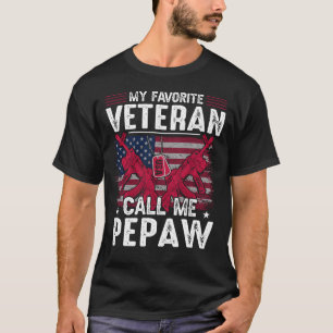 私のお気に入りの退役軍人はPEPAW退役軍人日を呼ぶ Tシャツ