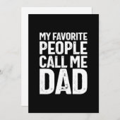 私のお気に入りの部下はパパと呼ぶ |父の贈り物 招待状 (正面/裏面)