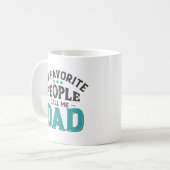 私のお気に入りの部下はパパ コーヒーマグカップ (正面左)