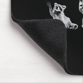 私のお気に入りの3匹の動物 – アライグマは犬と猫 マウスパッド (コーナー)