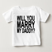 私のお父さんと私ベビー及び幼児Shirts.png結婚して下さい ベビーTシャツ (正面)